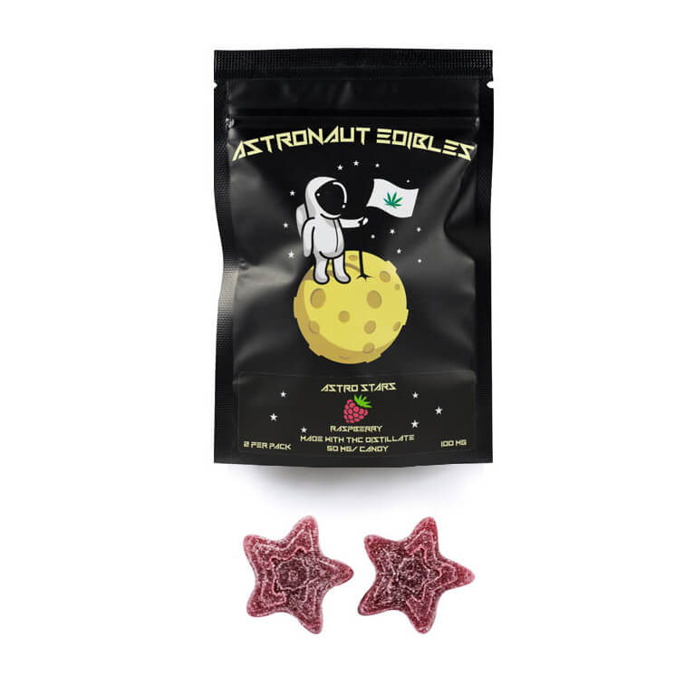 Buy Astronaut Gummy Stars Raspberry Online